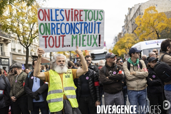 Marche contre la vie chère et l inaction climatique