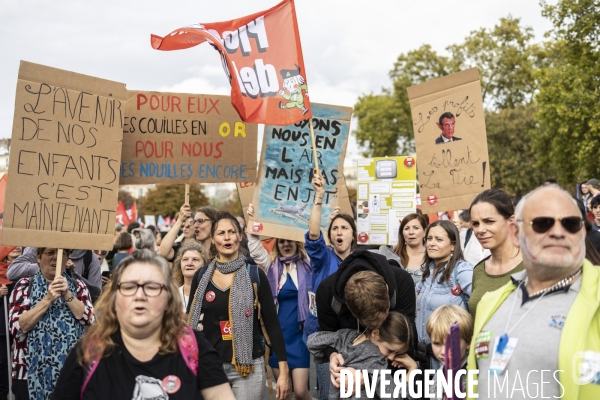 Marche contre la vie chère et l inaction climatique