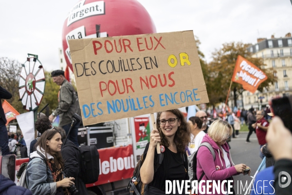 Marche contre la vie chère et l inaction climatique