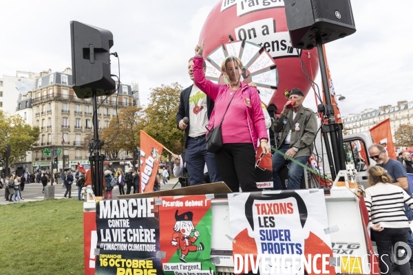 Marche contre la vie chère et l inaction climatique