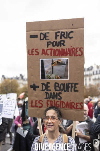 Marche contre la vie chère et l inaction climatique