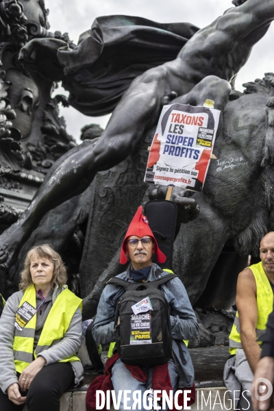 Marche contre la vie chère et l inaction climatique