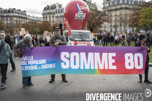 Marche contre la vie chère et l inaction climatique