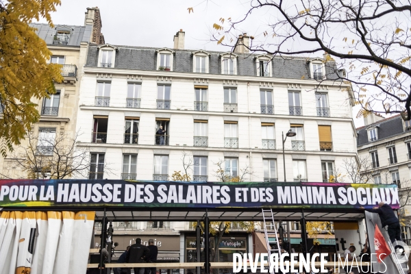 Marche contre la vie chère et l inaction climatique