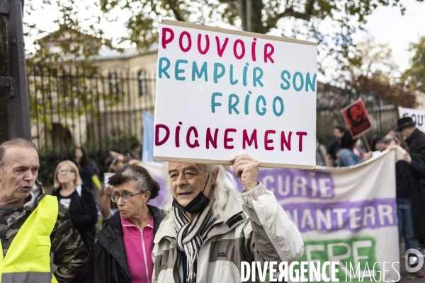 Marche contre la vie chère et l inaction climatique