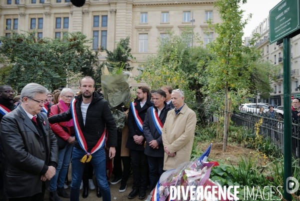 La nupes rend hommage à samuel paty