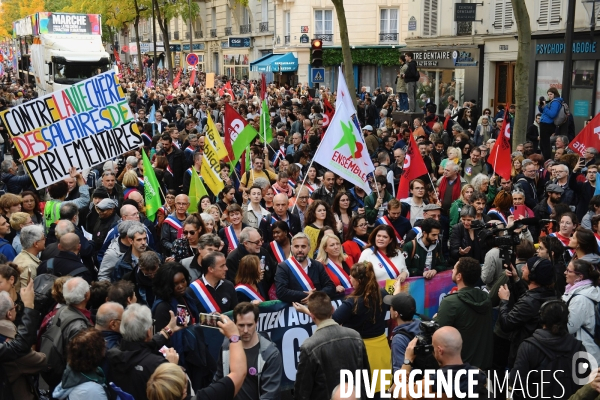 Marche contre la vie chère et l inaction climatique