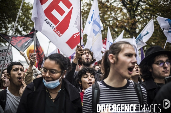 Marche contre la vie chere, a paris.