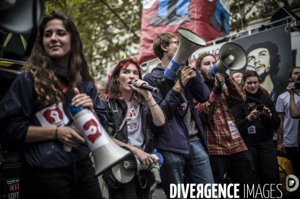 Marche contre la vie chere, a paris.