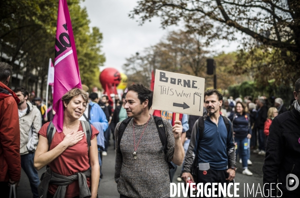 Marche contre la vie chere, a paris.