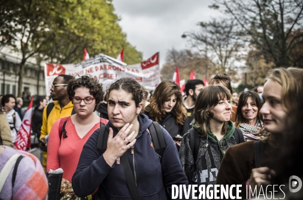 Marche contre la vie chere, a paris.