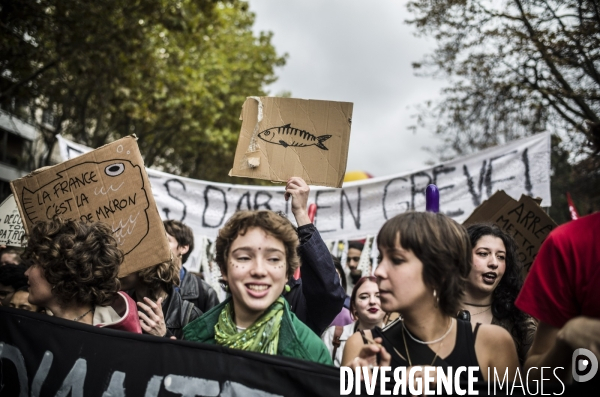 Marche contre la vie chere, a paris.