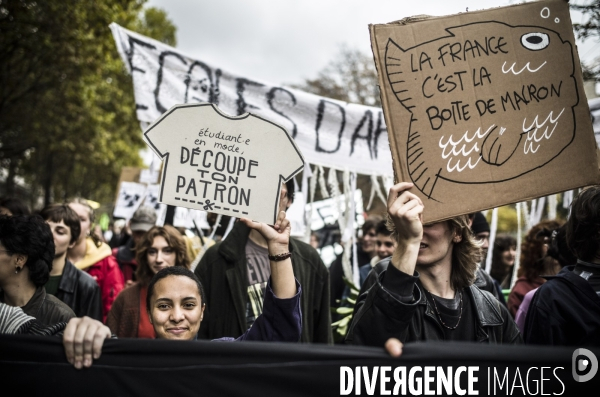 Marche contre la vie chere, a paris.