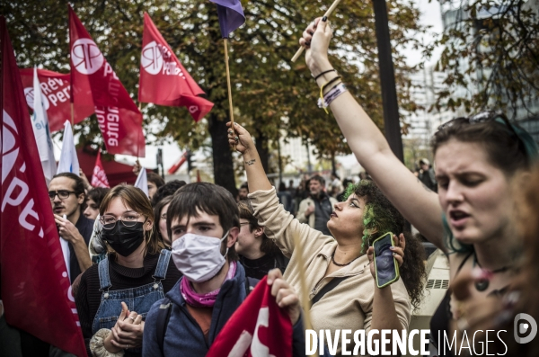 Marche contre la vie chere, a paris.