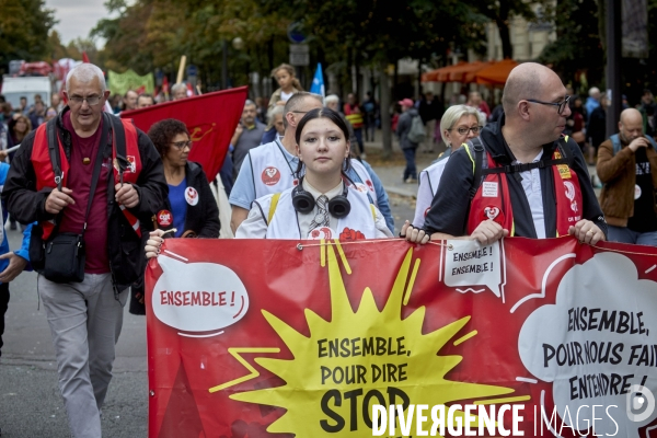 Manifestation syndicale du 18 octobre 2022