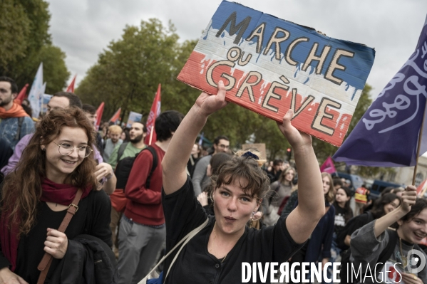 Marche pour la hausse des salaires