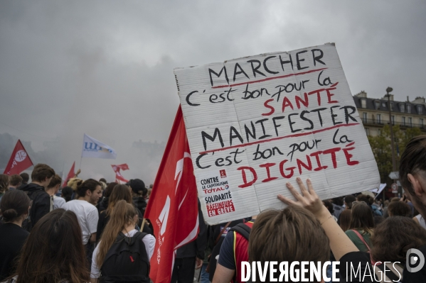 Marche pour la hausse des salaires