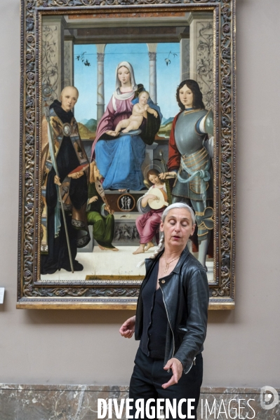 Préparation du spectacle d Anne Teresa de Keersmaeker et Némo Flouret - Forêt - qui sera dansé au Louvre