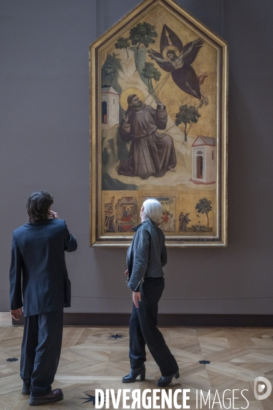 Préparation du spectacle d Anne Teresa de Keersmaeker et Némo Flouret - Forêt - qui sera dansé au Louvre