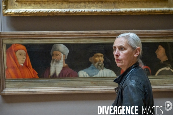 Préparation du spectacle d Anne Teresa de Keersmaeker et Némo Flouret - Forêt - qui sera dansé au Louvre