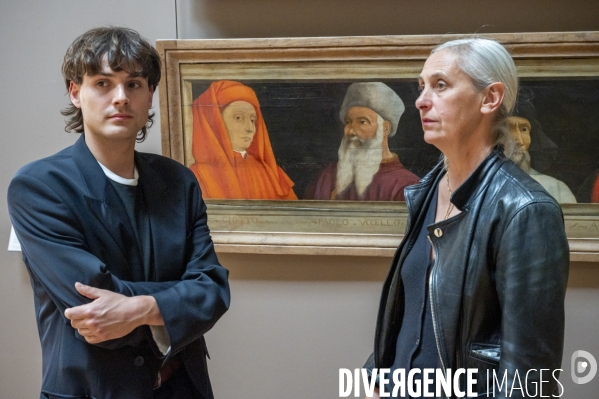 Préparation du spectacle d Anne Teresa de Keersmaeker et Némo Flouret - Forêt - qui sera dansé au Louvre