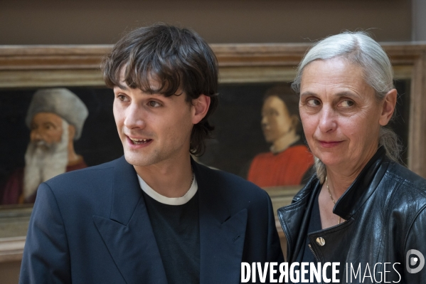 Préparation du spectacle d Anne Teresa de Keersmaeker et Némo Flouret - Forêt - qui sera dansé au Louvre