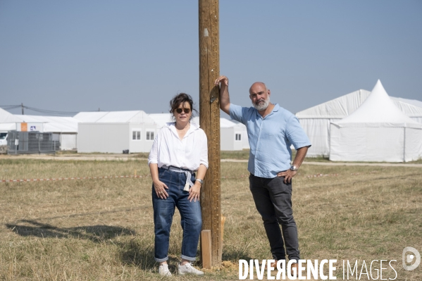 Dans l Essonne,  à Brétigny-sur-Orge,  La base 217 (ancienne base d essais de l armée de l Air), laboratoire du slow urbanisme . La Base 2017, radar, radome, art, oeuvre d art