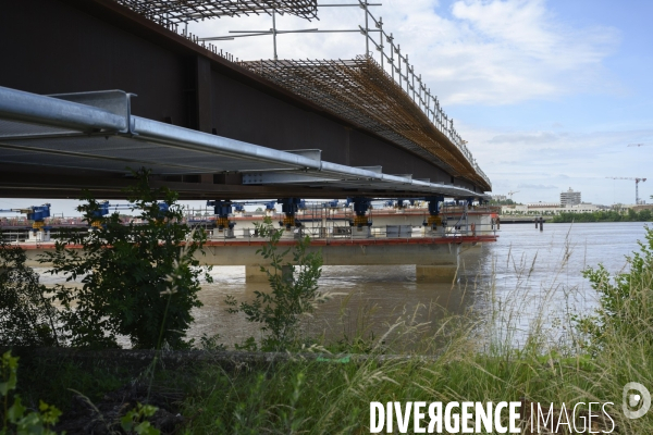 Construction pont Simone Veil