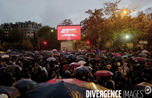 Extreme droite / Rassemblement pour les victimes