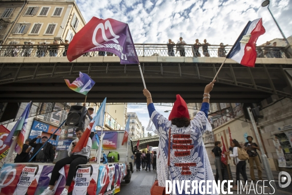 Marche contre la vie chère à Marseille