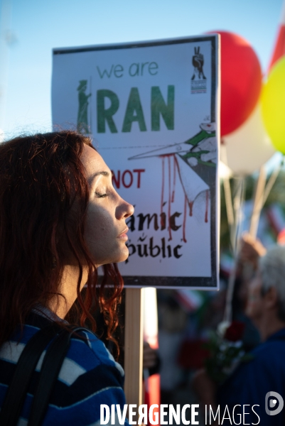 Manifestation en soutien aux femmes iraniennes