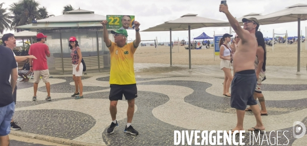 Rassemblement militants pro lula a rio de janeiro