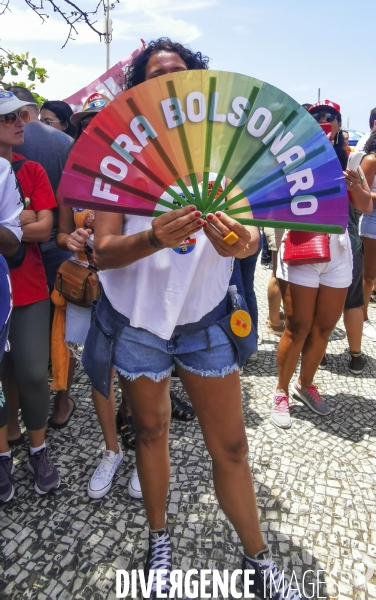 Rassemblement militants pro lula a rio de janeiro