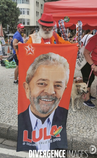 Manifestation pro lula  avant le deuxieme tour