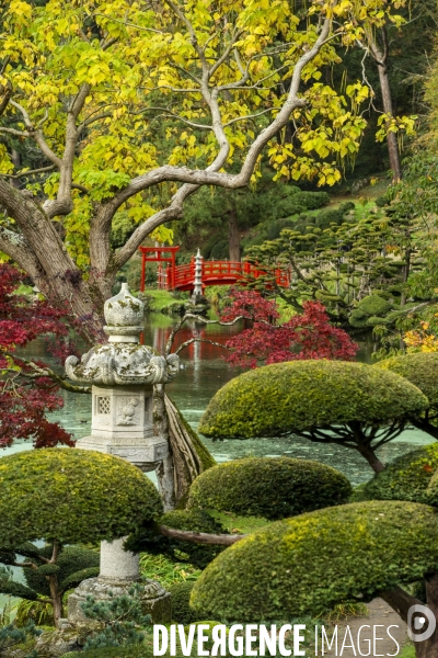 Les quatre saisons au Parc Oriental de Maulévrier.