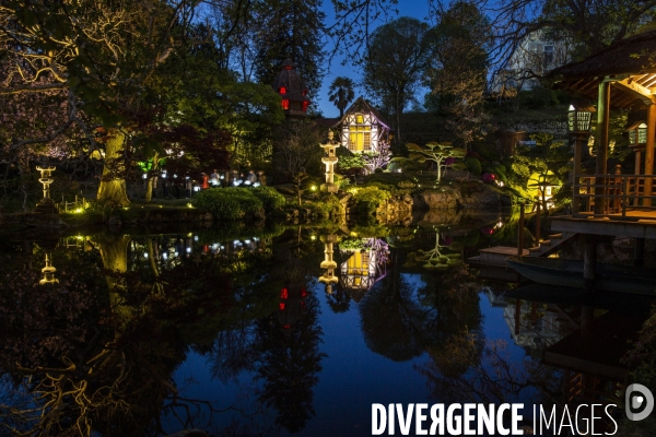 Les quatre saisons au Parc Oriental de Maulévrier.
