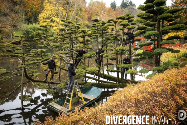 Les quatre saisons au Parc Oriental de Maulévrier.