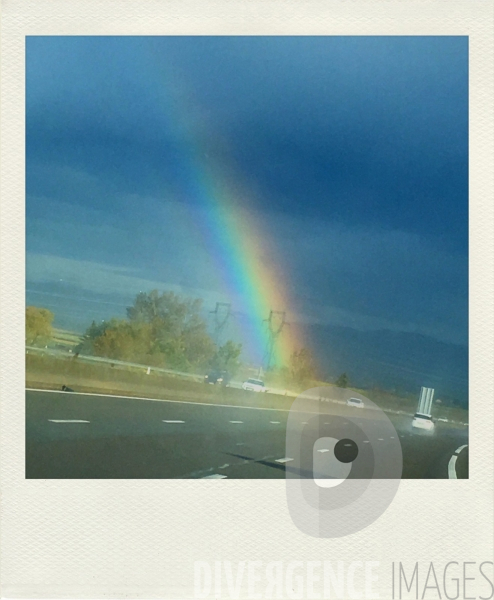 Carte Postale pour ne Fee : Arc en Ciel