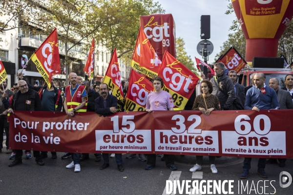 Manifestation interprofessionnelle pour l augmentation des salaires