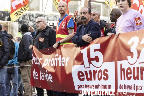 Manifestation interprofessionnelle pour l augmentation des salaires