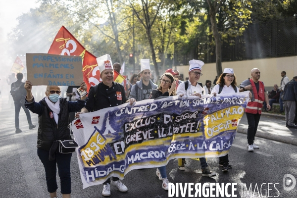 Manifestation interprofessionnelle pour l augmentation des salaires