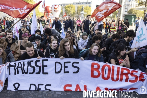 Manifestation interprofessionnelle pour l augmentation des salaires