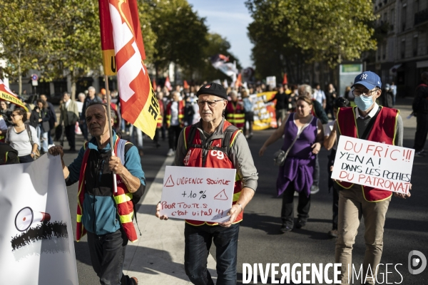 Manifestation interprofessionnelle pour l augmentation des salaires