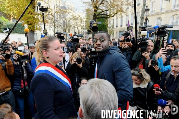 Rassemblement de soutien au député Carlos Martens Bilongo devant l Assemblée nationale