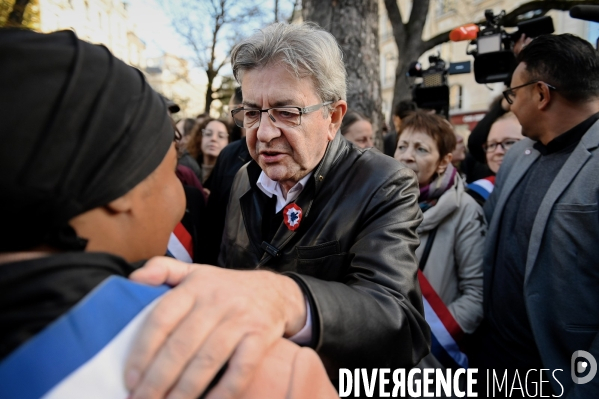 Rassemblement de soutien au député Carlos Martens Bilongo devant l Assemblée nationale