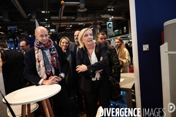 Marine le pen au salon made in france 2022