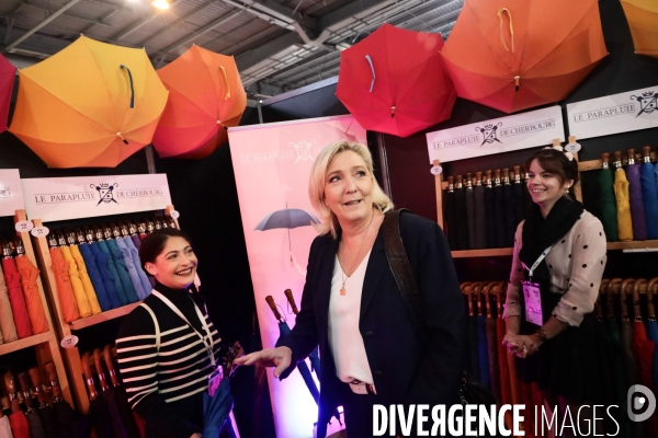 Marine le pen au salon made in france 2022