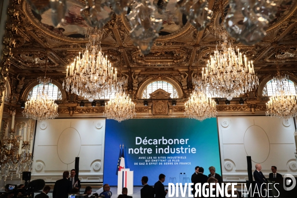 Gaz a effets de serre - les industriels recus a l elysee