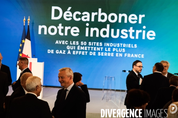 Gaz a effets de serre - les industriels recus a l elysee