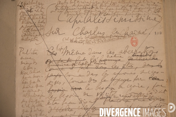 Marcel Proust. La fabrique de l oeuvre. Exposition à la BNF, site François Mitterrand.